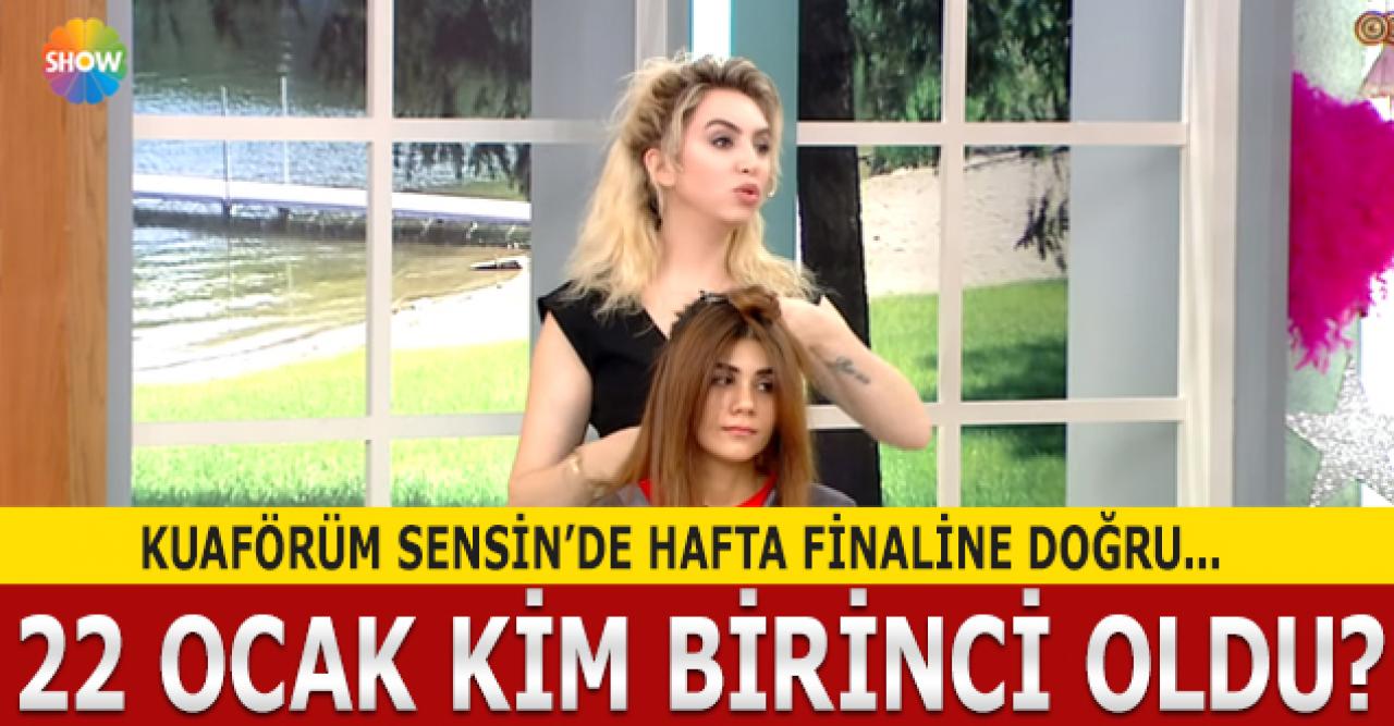 Kuaförüm Sensin 23 Ocak Perşembe kim birinci oldu? Puan Durumu