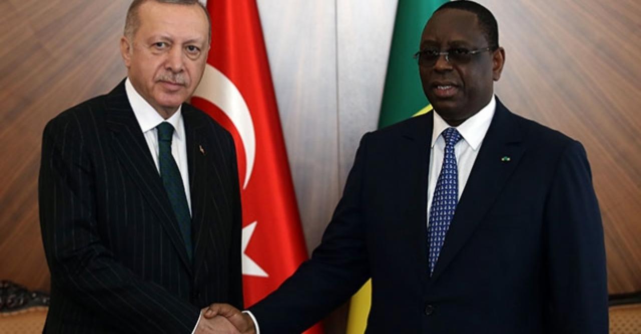 Erdoğan, Senegal Cumhurbaşkanı Sall ile görüştü