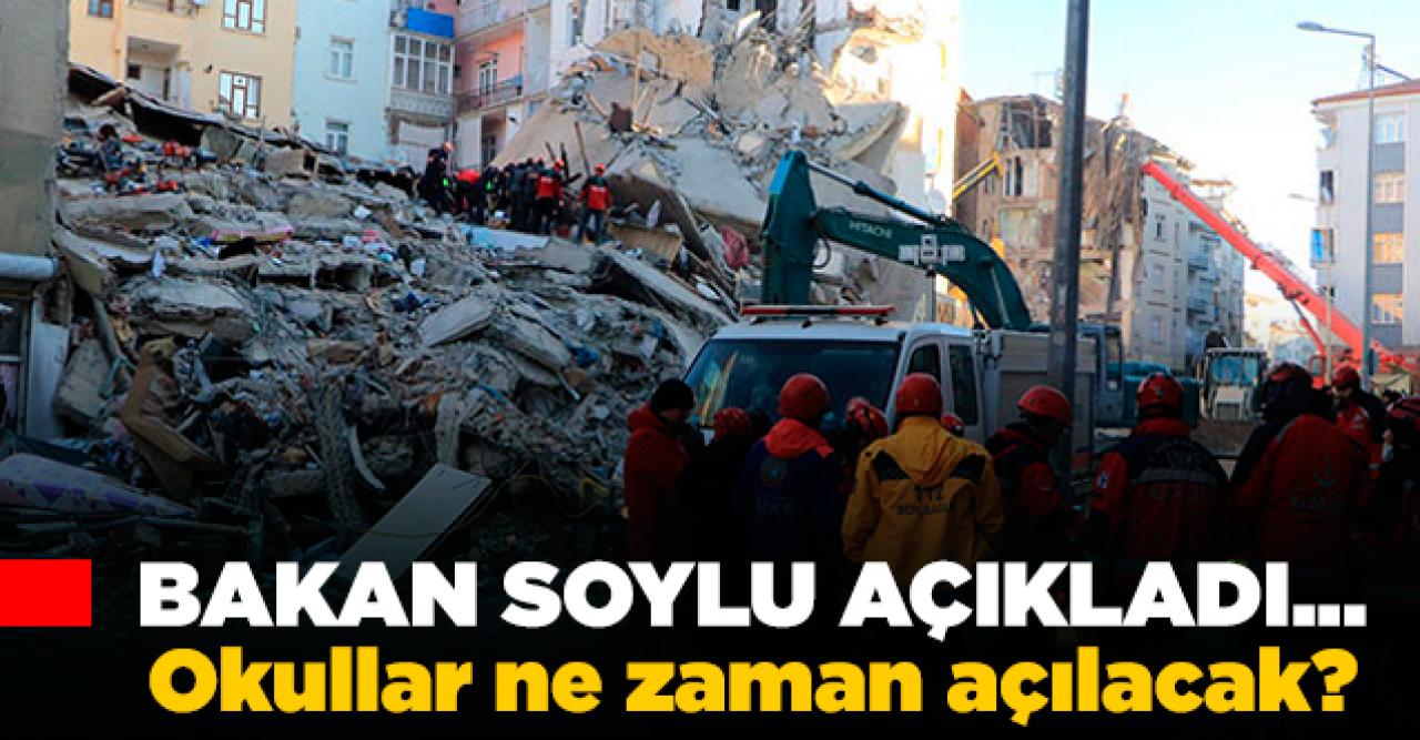 Elazığ ve Malatya'da okullar ne zaman açılacak? İkinci dönem tarihi açıkladı