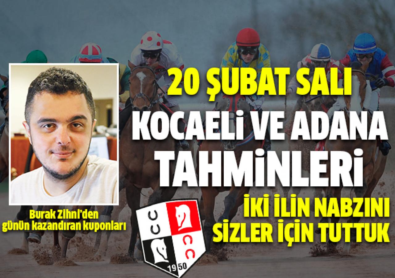 20 Şubat 2018 Salı Kocaeli ve Adana At Yarışı Tahminleri - Altılı Ganyan Bülteni indir