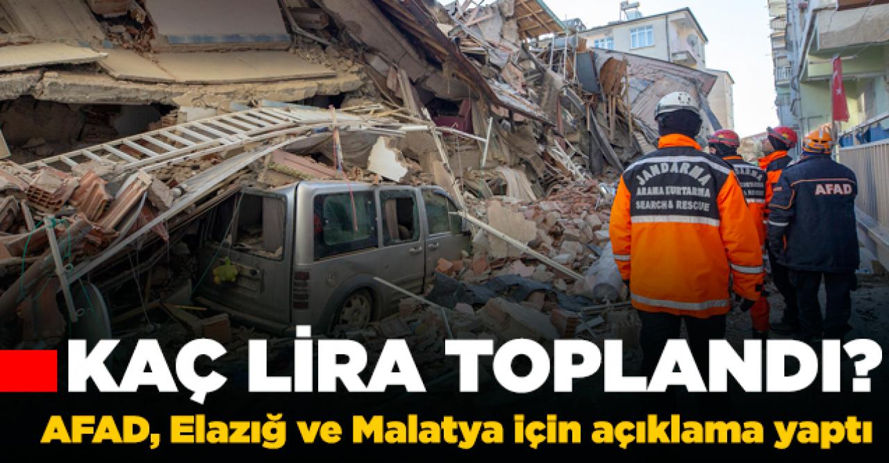 Elazığ ve Malatya'daki depremzedeler için kaç SMS atıldı ve kaç lira toplandı