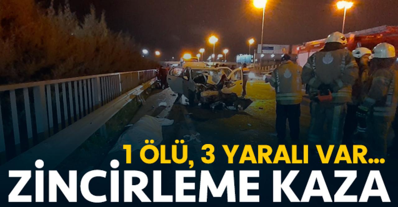 Zeytinburnu'nda zincirleme kaza: 1 ölü, 3 yaralı