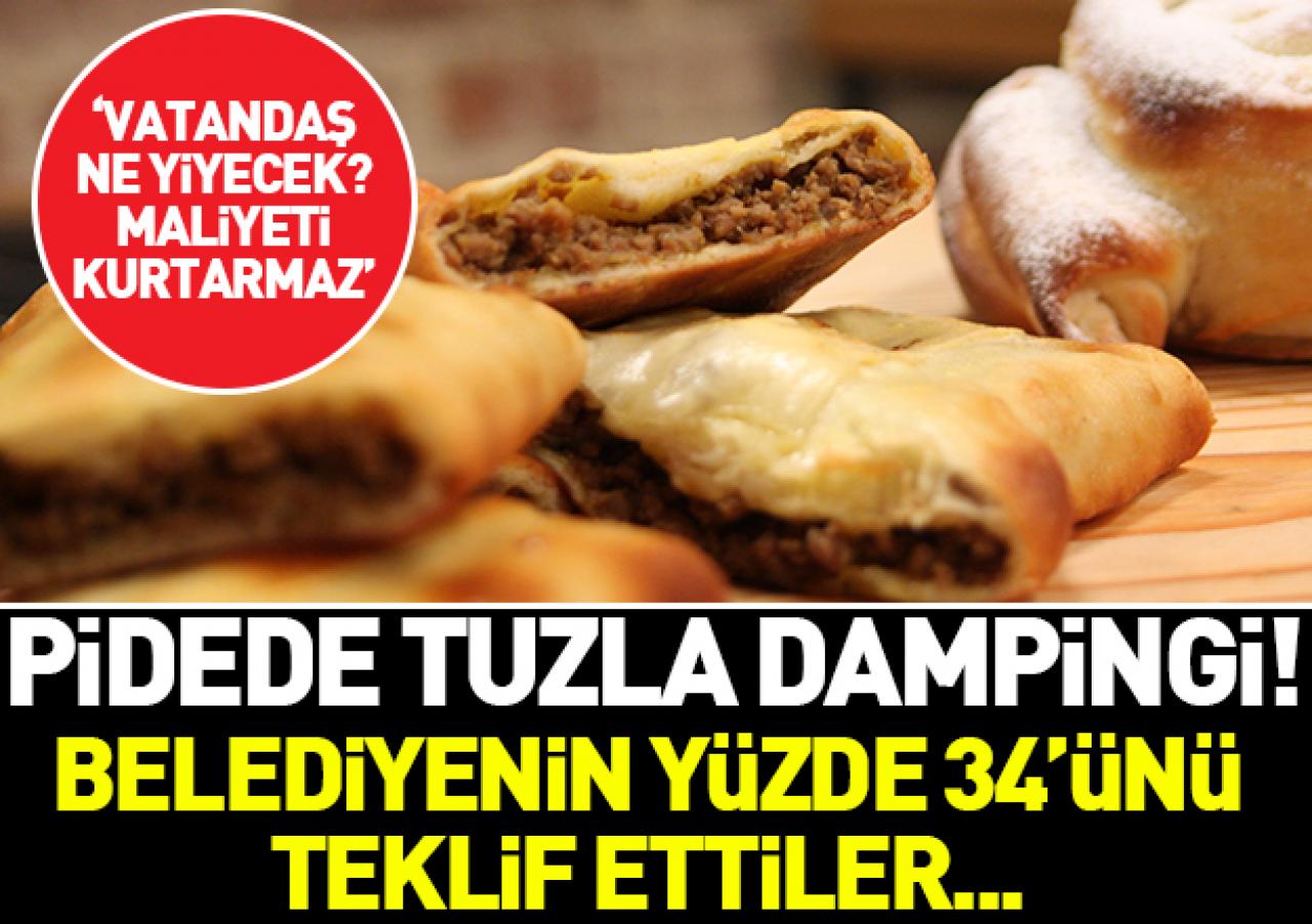 Kıymalı pidede Tuzla dampingi