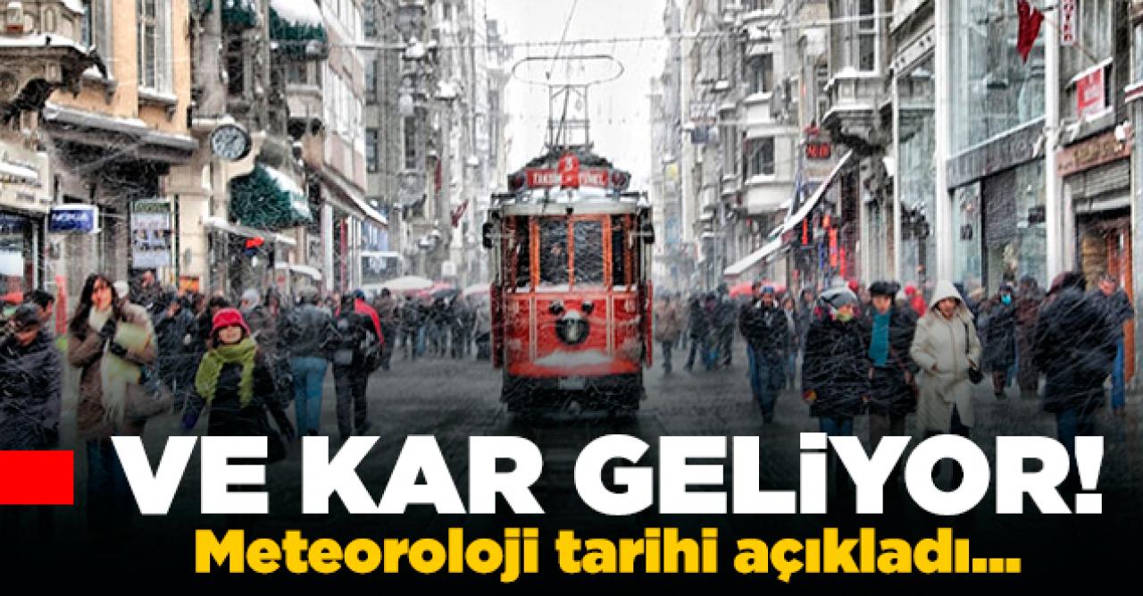 İstanbul'da kar bekleniyor! Ne zaman kar yağacak