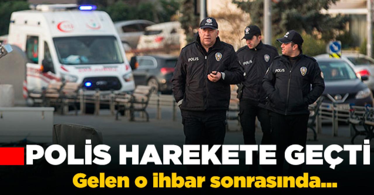 Arnavutköy sahilinde polisi harekete geçiren ihbar