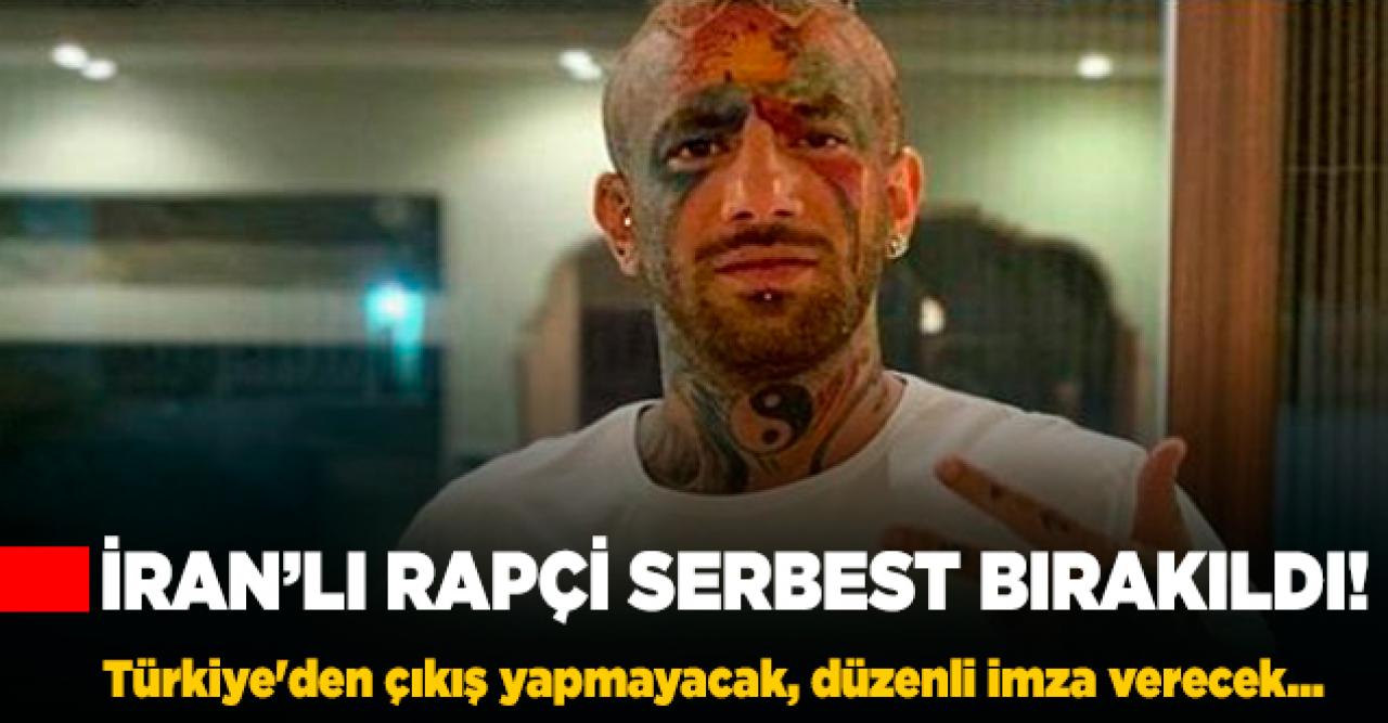 İran'lı rapçi serbest bırakıldı!