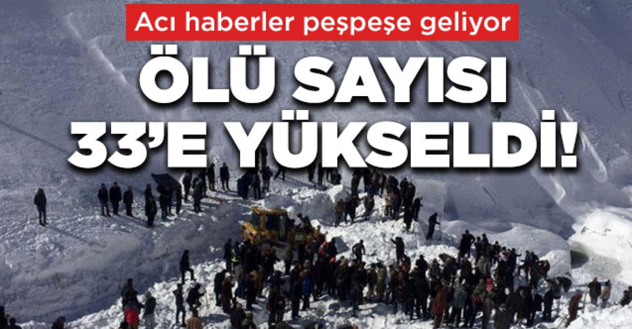 Acı haber geldi... Ölü sayısı 33'e yükseldi!