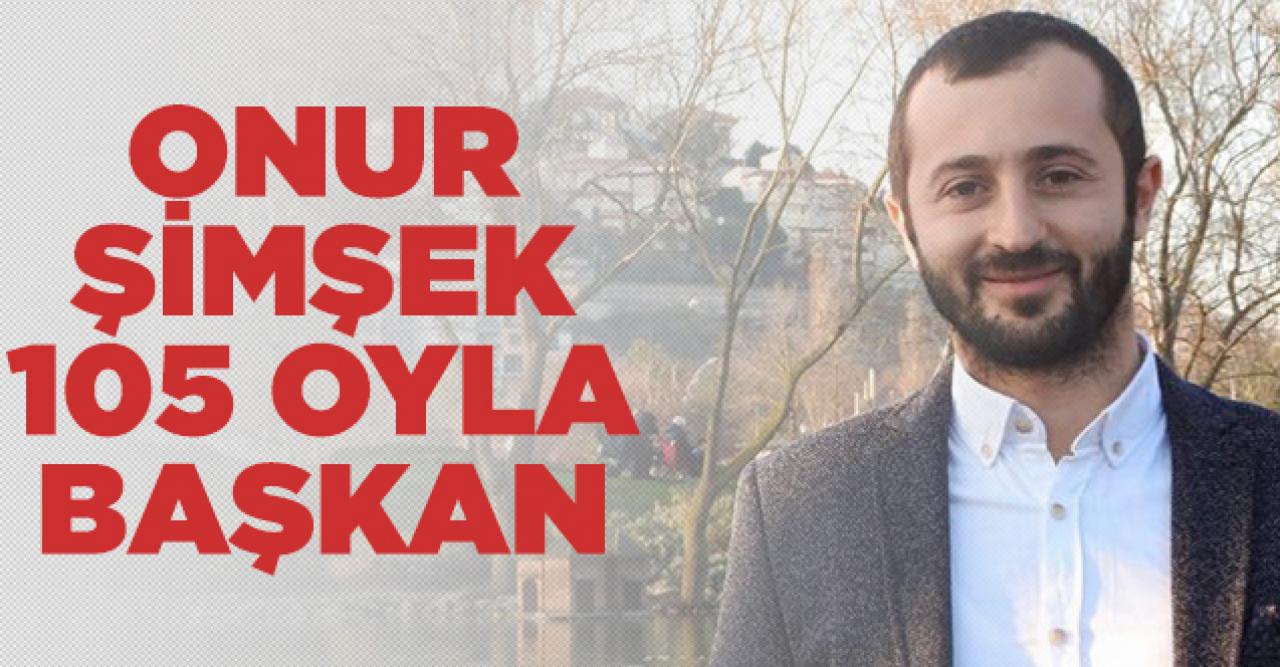 Onur Şimşek 105 oyla başkan seçildi