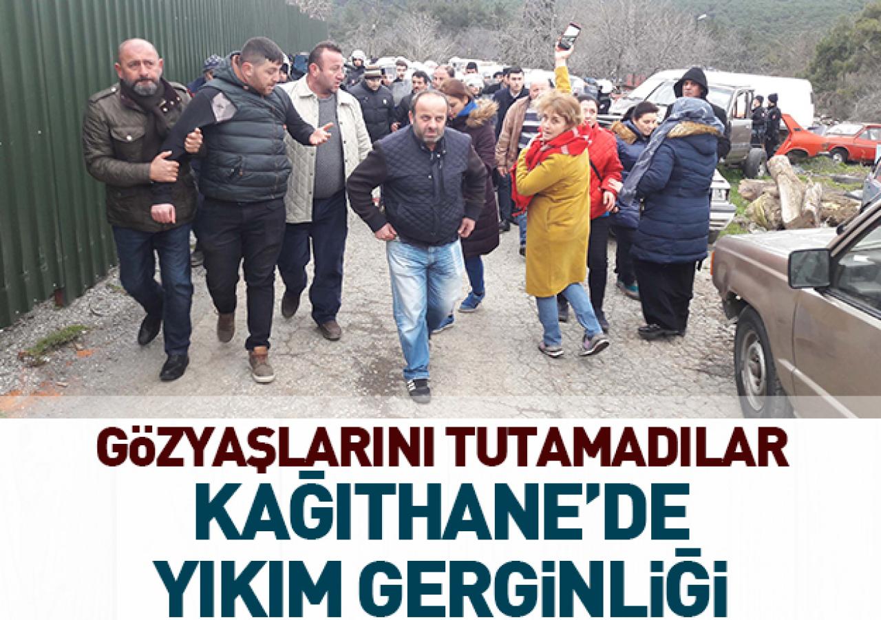 Kağıthane’de yıkım gerginliği