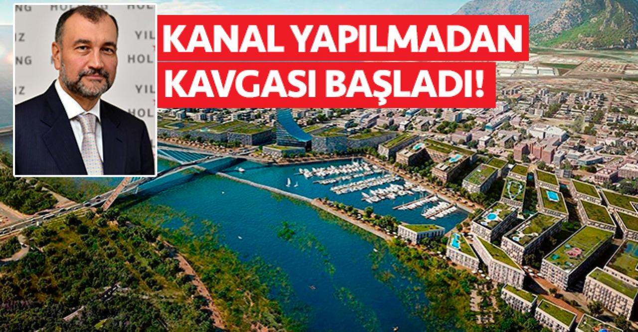 Kanal yapılmadan arazi kavgası başladı!