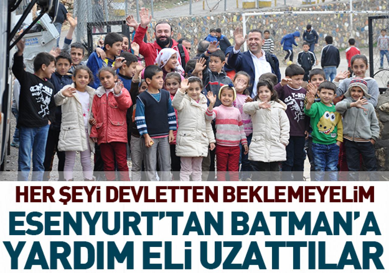 Esenyurt’tan Batman’a yardım eli uzattılar