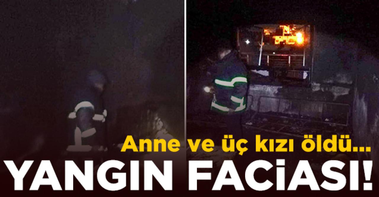 Mardin'da yangın faciası: Bir anne ve üç kızı hayatını kaybetti