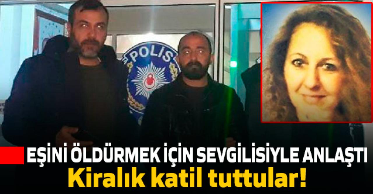 Sevgilisiyle kiralık katil tutup, eşini öldürten Ebru Balaban adliyeye getirildi