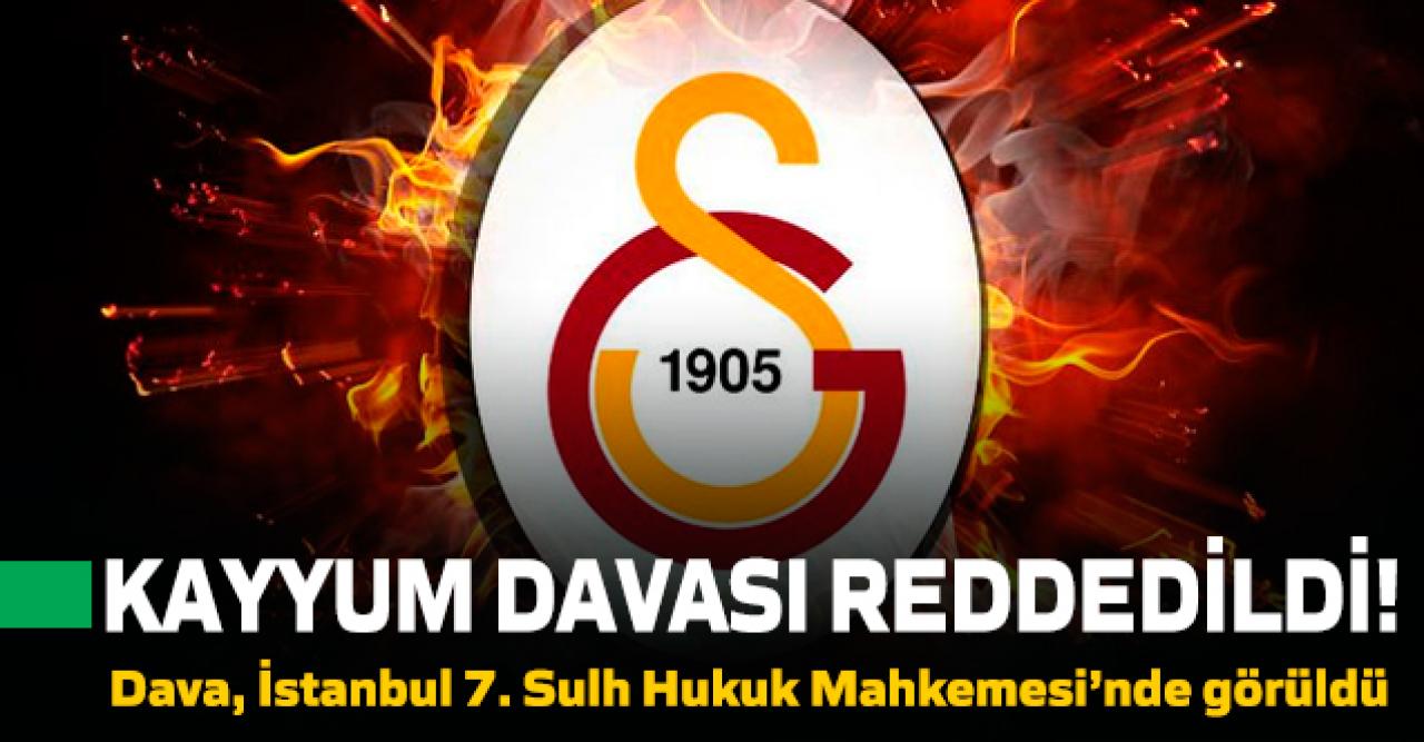 Galatasaray'a kayyum atanması reddedildi!