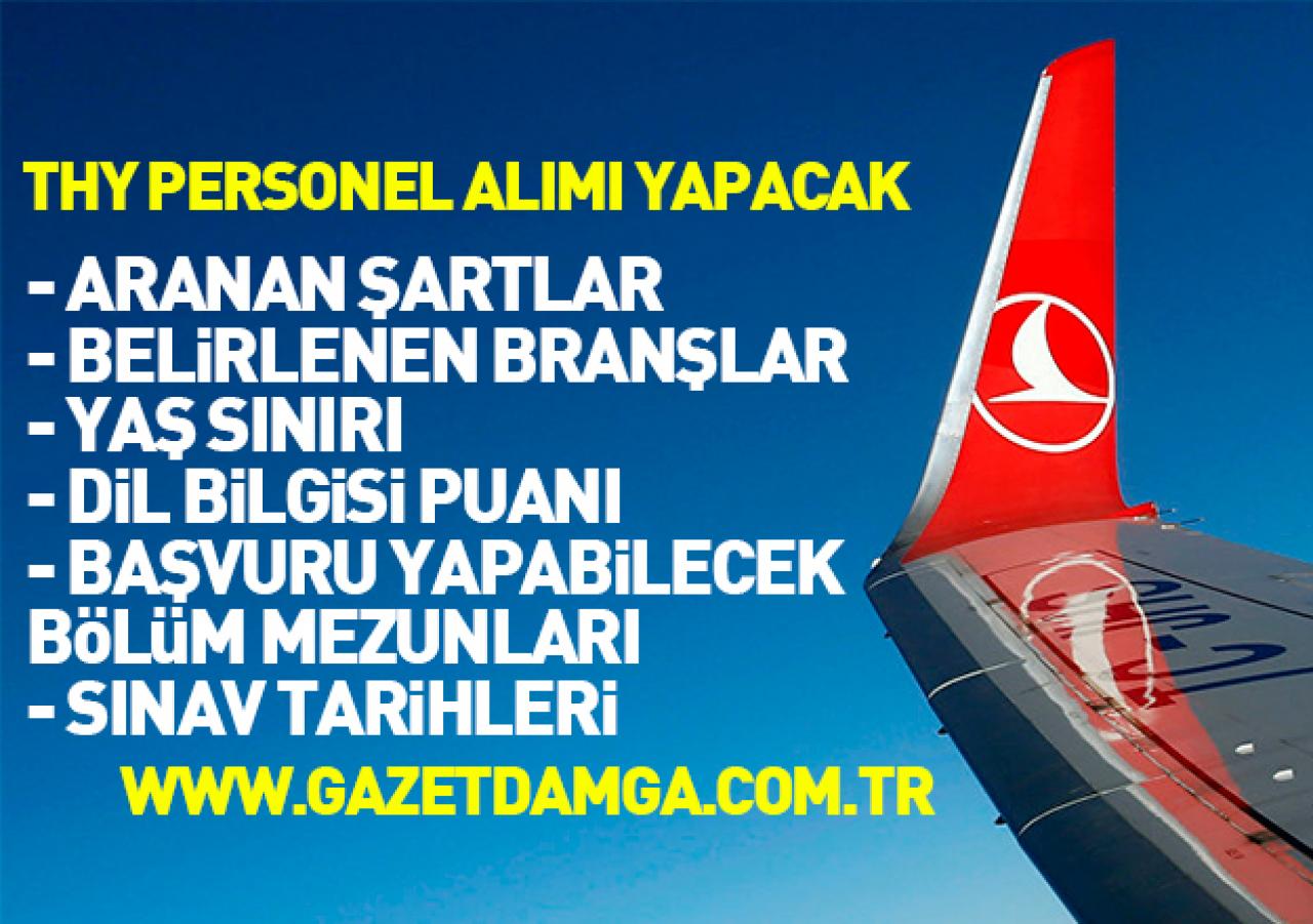 THY 2018 personel alımı yapacak! Başvuru yapılabilecek branşlar ve tarihler