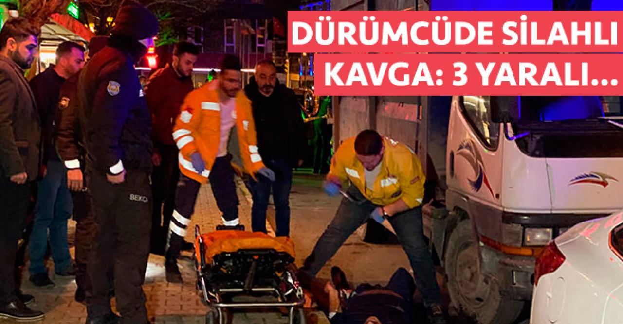 Maltepe'deki dürümcüde silahlı kavga: 3 yaralı