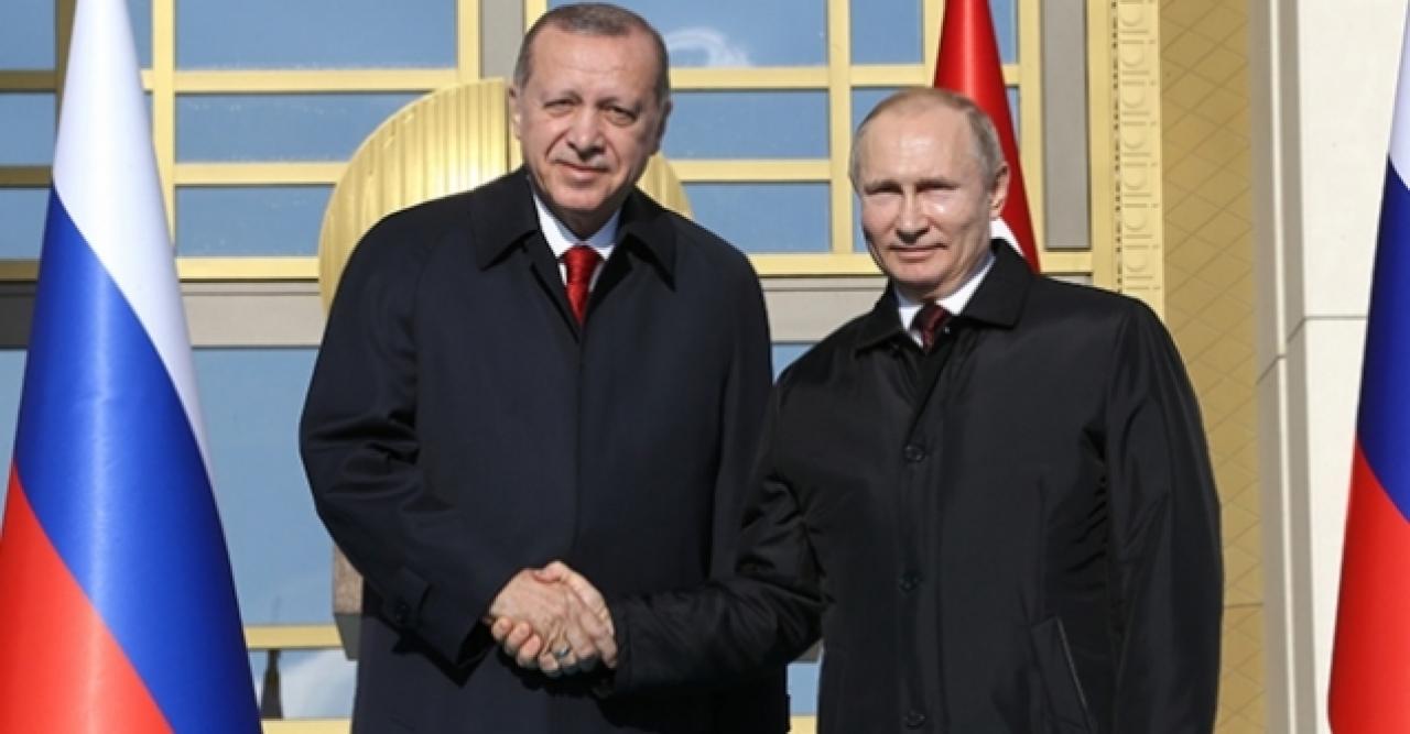 Cumhurbaşkanı Erdoğan ile Putin görüştü