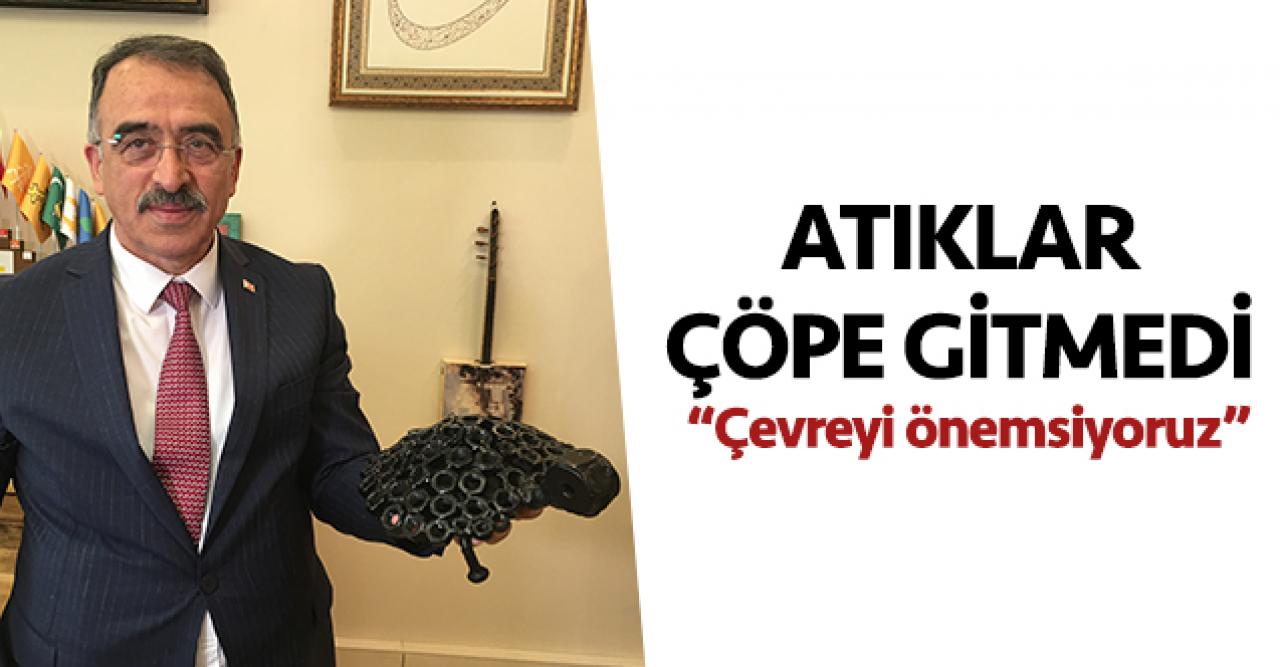 Atıklar çöpe gitmedi