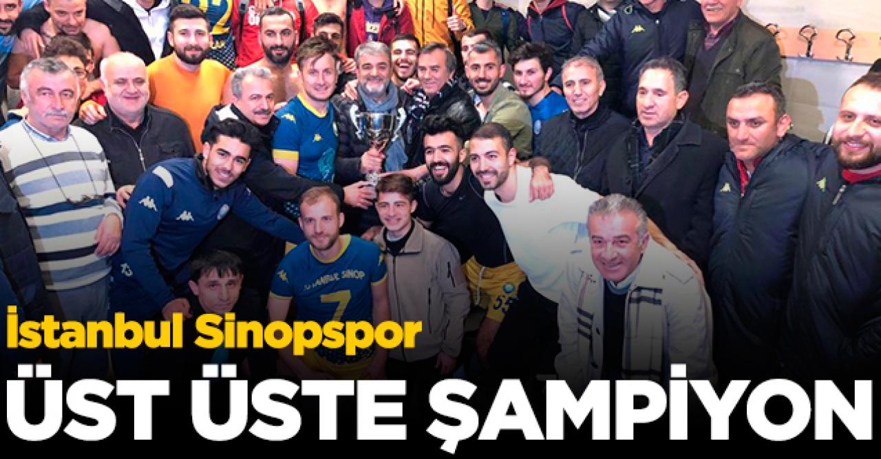 İstanbul Sinopspor üst üste şampiyon