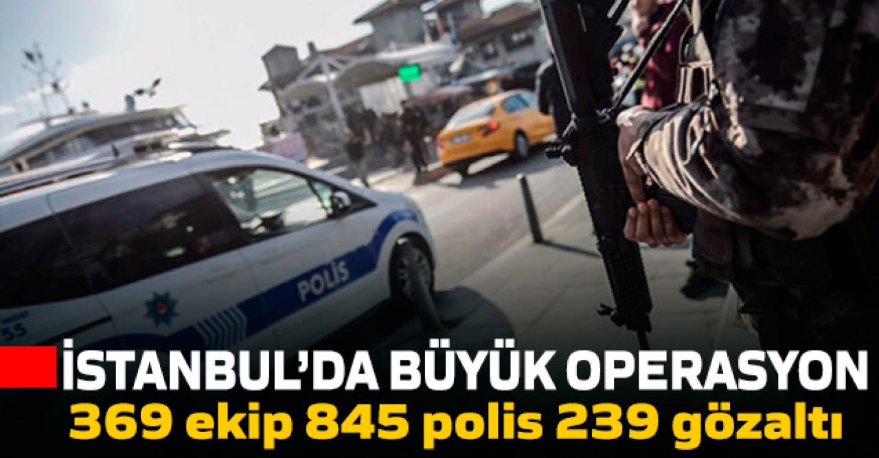 İstanbul'da büyük operasyon! Bin 890 kişi yakalandı