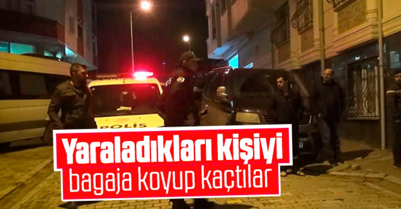 Esenyurt'ta hareketli anlar! Önce yaraladılar sonra bagaja koyup kaçtılar!