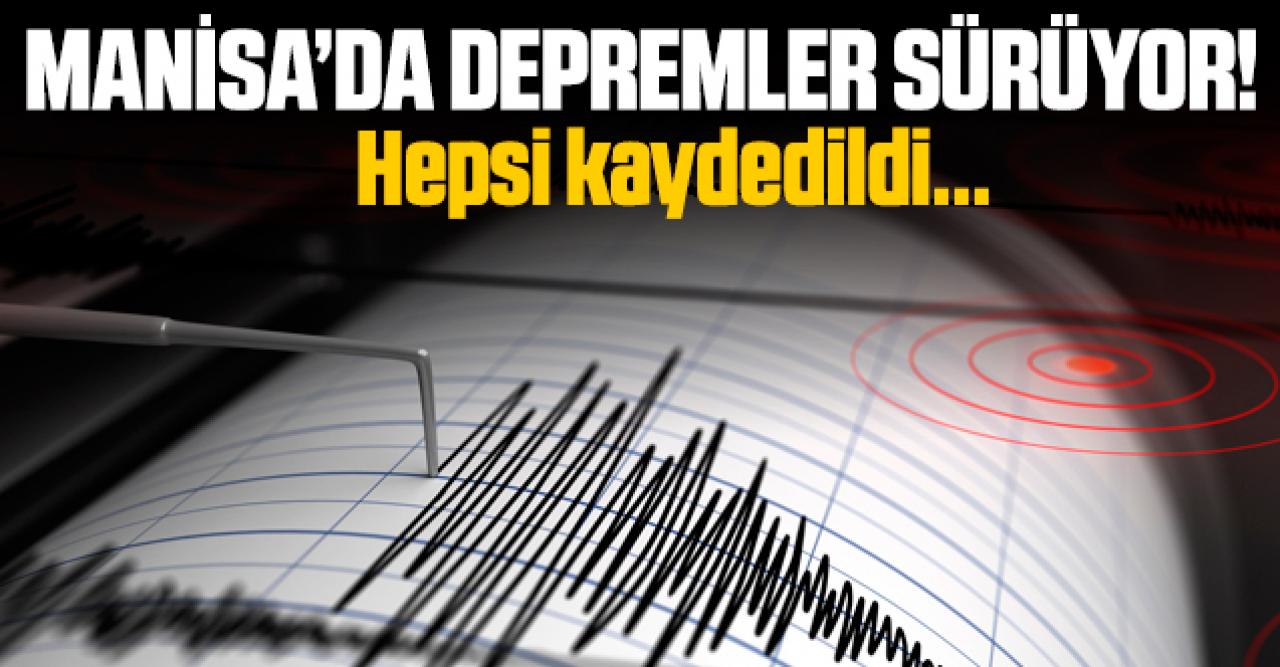 24 Şubat Pazartesi Manisa depremi sonrası artçılar sürüyor! Manisa deprem listesi