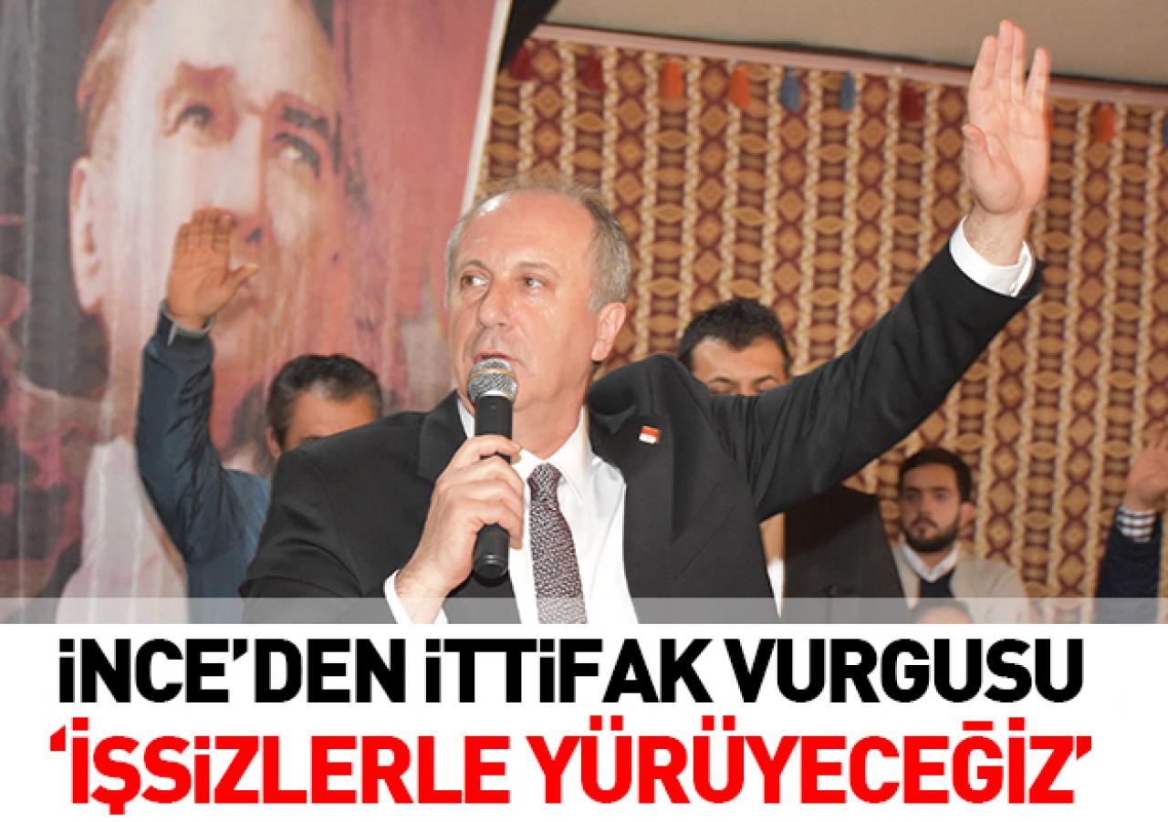 İnce: Biz milletle ittifak yapacağız