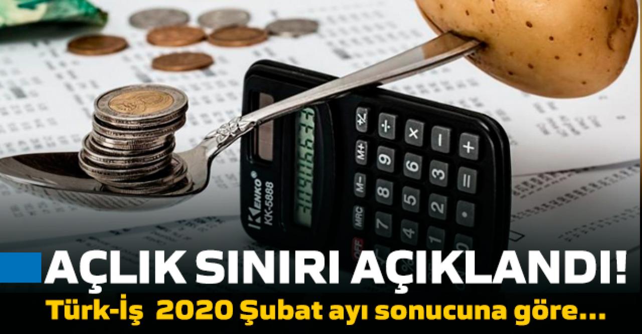 Açlık sınırı 2.257,38, yoksulluk sınırı 7.353,38 lira!