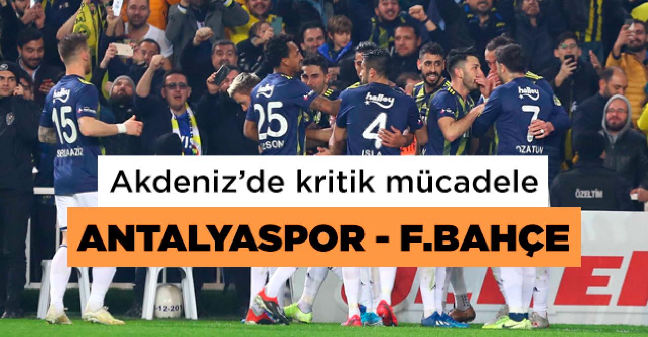 Antalyaspor Fenerbahçe canlı izleme linki | Bein Sports 1 canlı