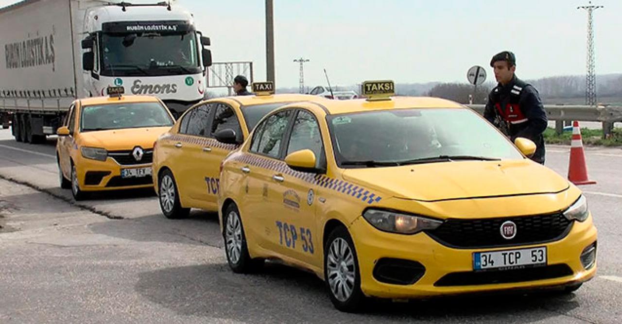 Taksilerle Edirne'ye akın ettiler