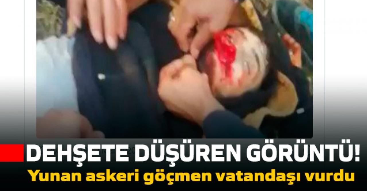 Yunan askerleri ateş açtı: 1 göçmen öldü!