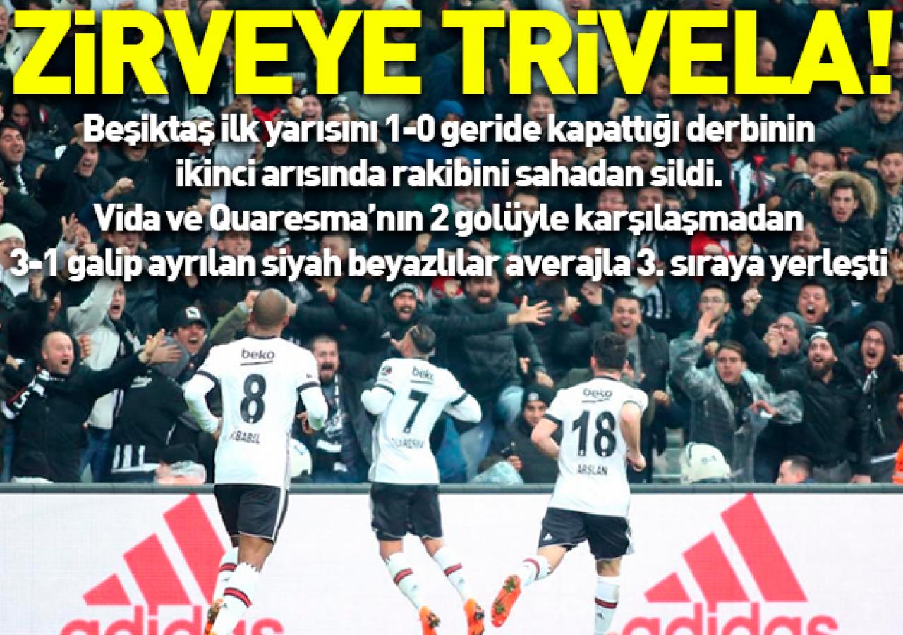 Beşiktaş'tan zirve trivelası!