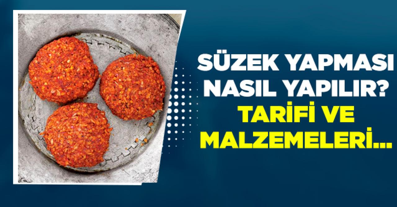 Gelinim Mutfakta süzek yapması nasıl yapılır? Tarifi ve malzemeleri