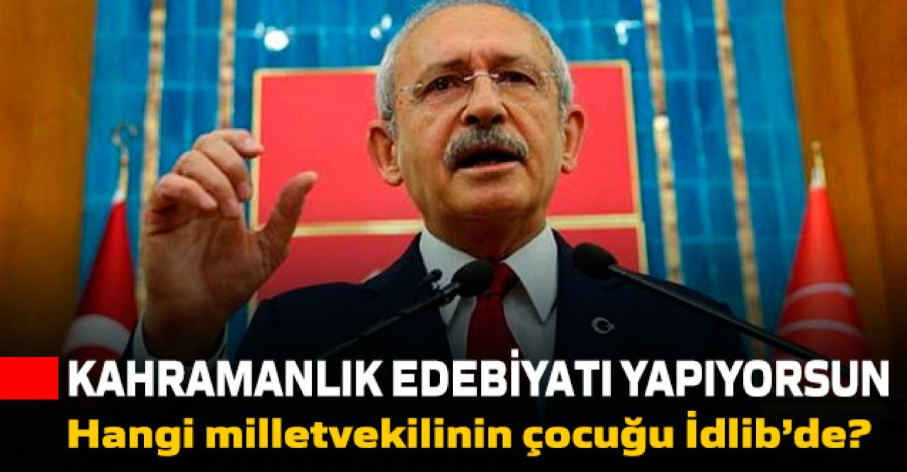 Kılıçdaroğlu: Saray sosyetesinin çocukları orada mı?