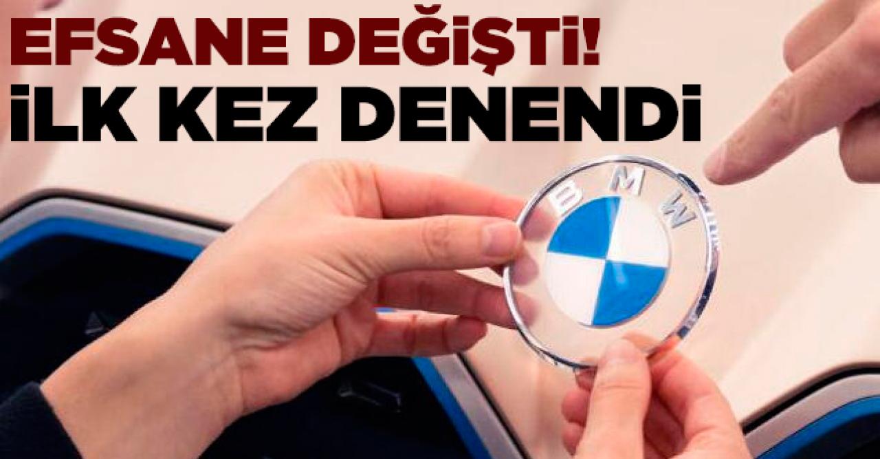 BMW logosunu değiştirdi! İlk o modelde uygulandı