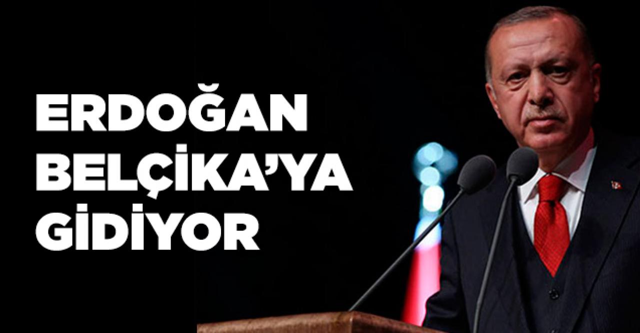 Cumhurbaşkanı Erdoğan Belçika'ya gidiyor