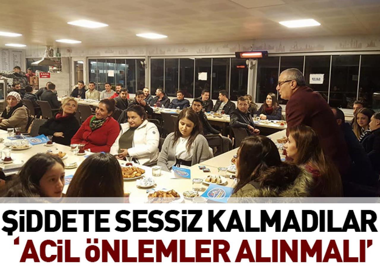 Büyükçekmece şiddete sessiz kalmadı