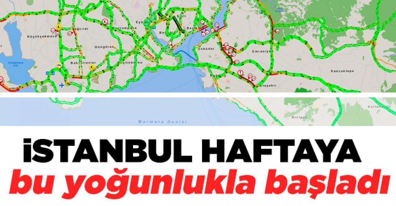 İstanbul pazartesi gününe yüzde 29 ile başladı!