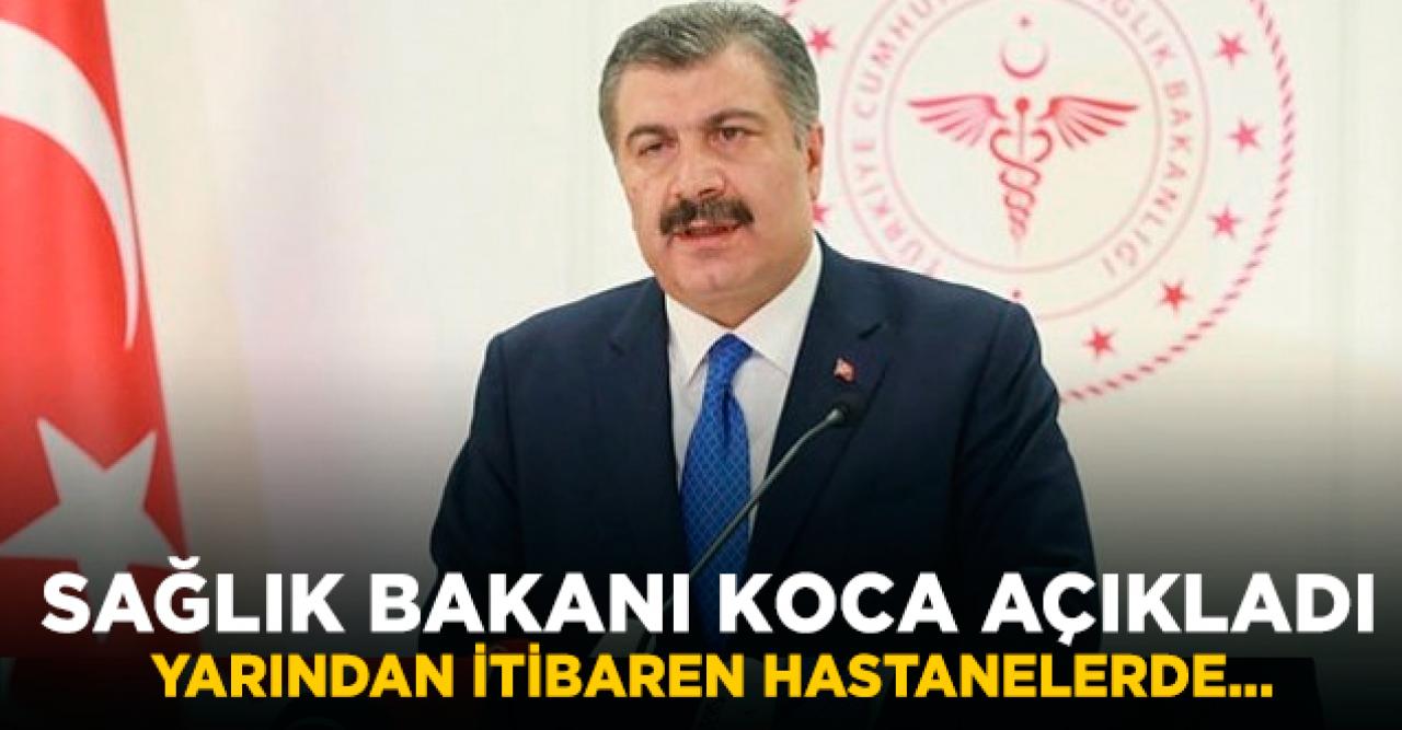 Sağlık Bakanı Koca'nın son dakika açıklamaları: Laboratuvar sayımız 36'ya çıkacak