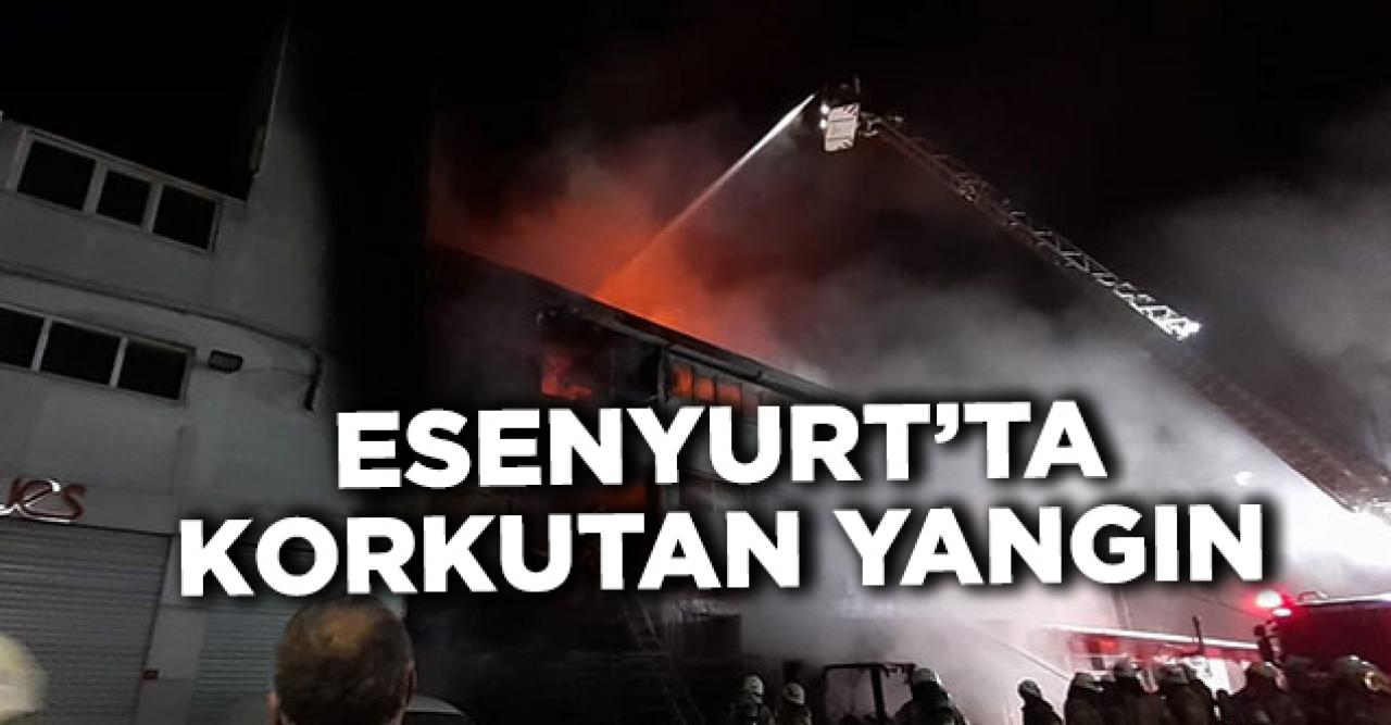 Esenyurt'ta depo yangını