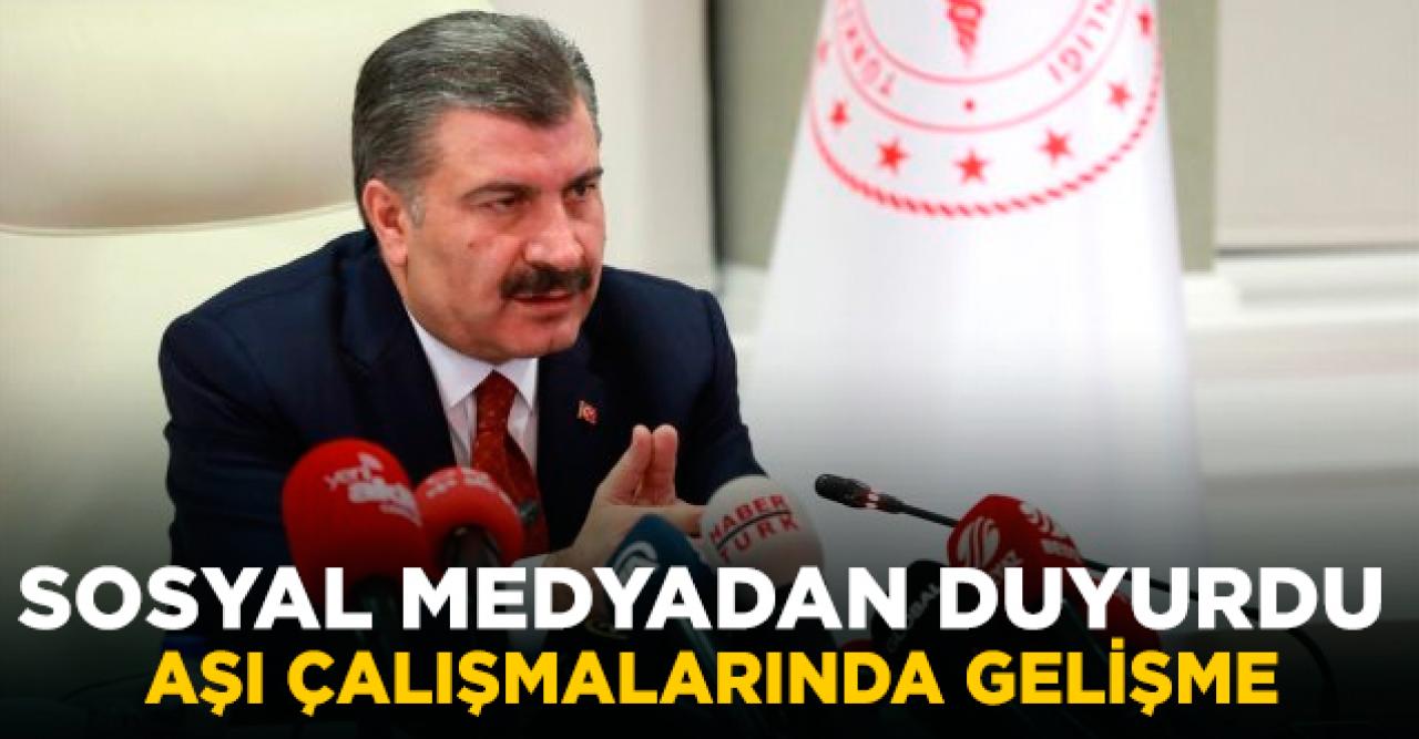 Aşı çalışmalarında ilk adım atıldı