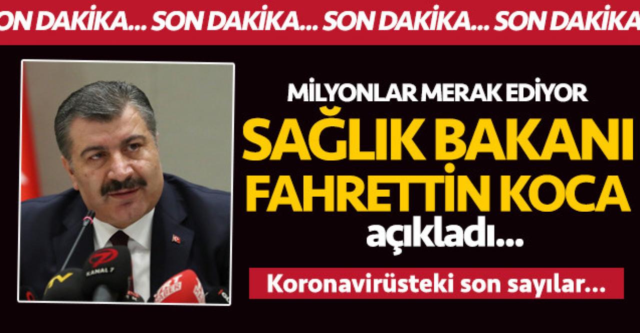 Son dakika..Ölü sayısı 59'a yükseldi! Vaka sayıları 2433 oldu