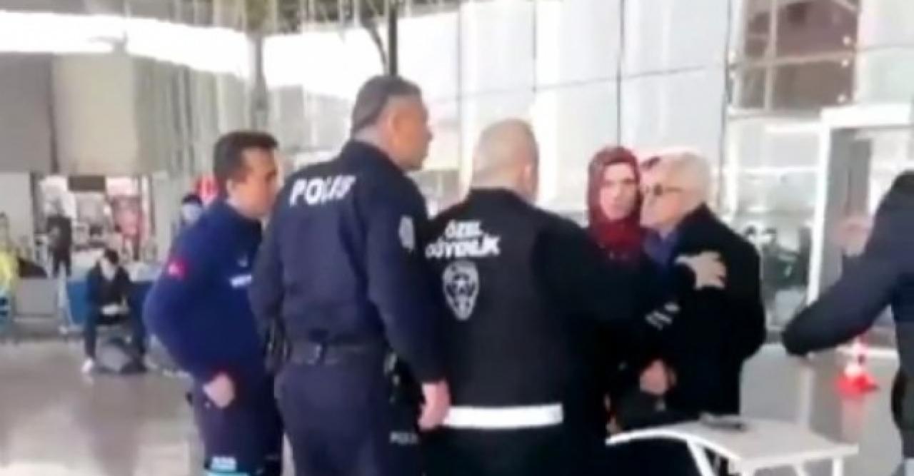 Polisin yaşlı adama bağırması sosyal medyada tepki topladı