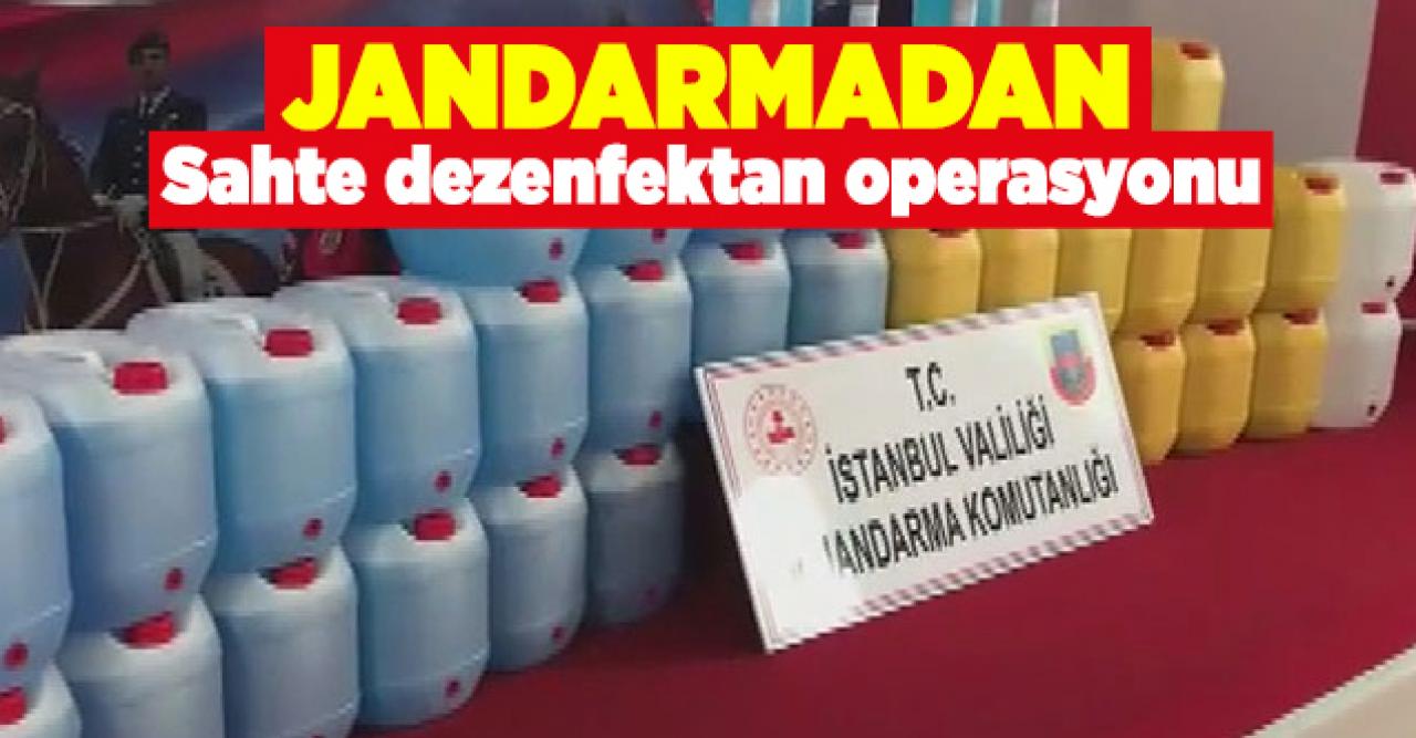 İstanbul'da sahte dezenfektan operasyonu: 5 gözaltı