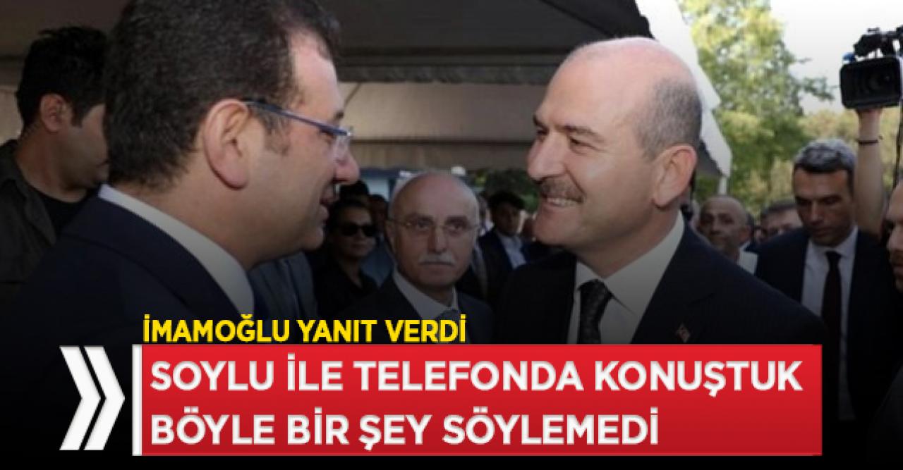 Soylu'nun "Başka bir devlet oluşturmak istiyorsunuz" sözlerine cevap verdi