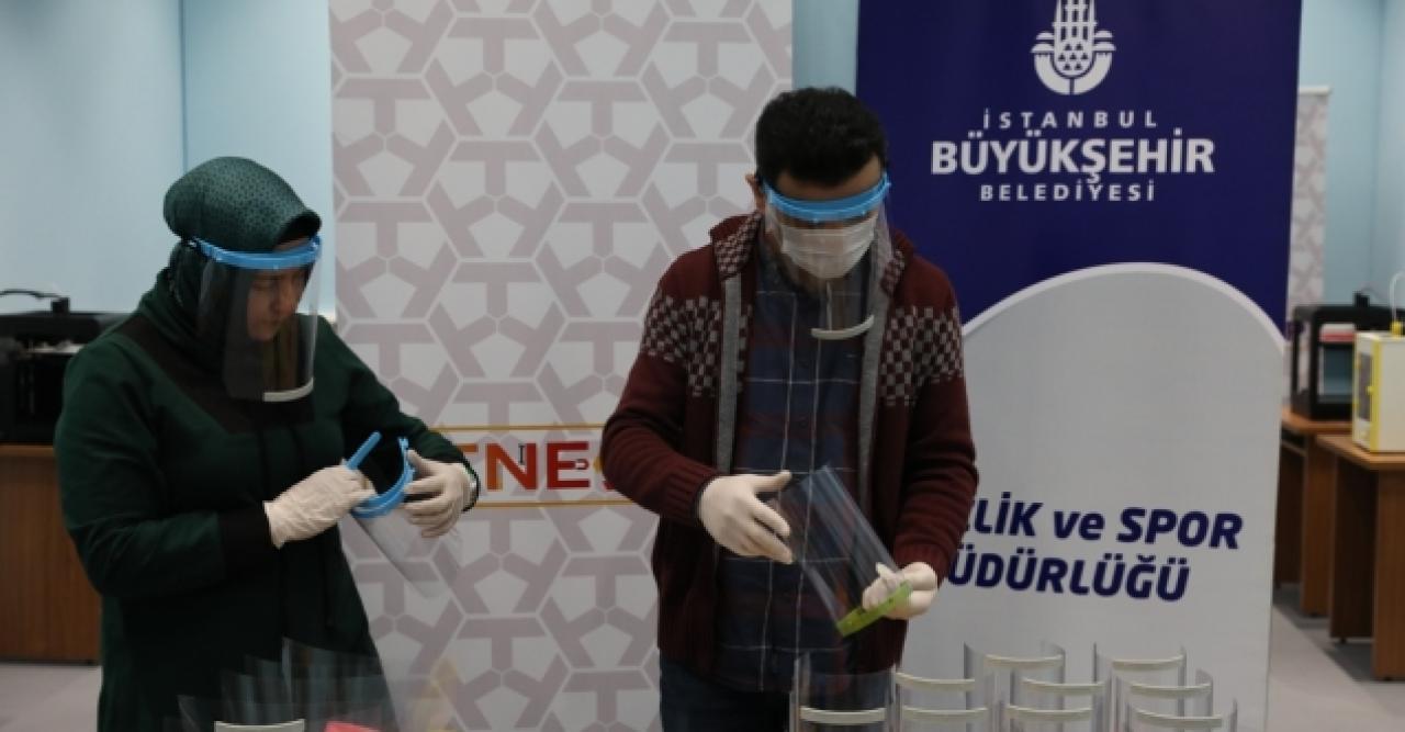 İBB'den sağlık çalışanlarına koruyucu maske