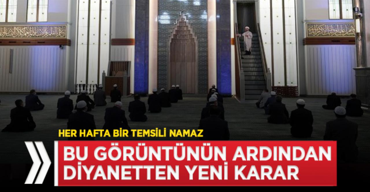 Diyanet duyurdu: Her hafta bir camide temsilen cuma namazı kılınacak