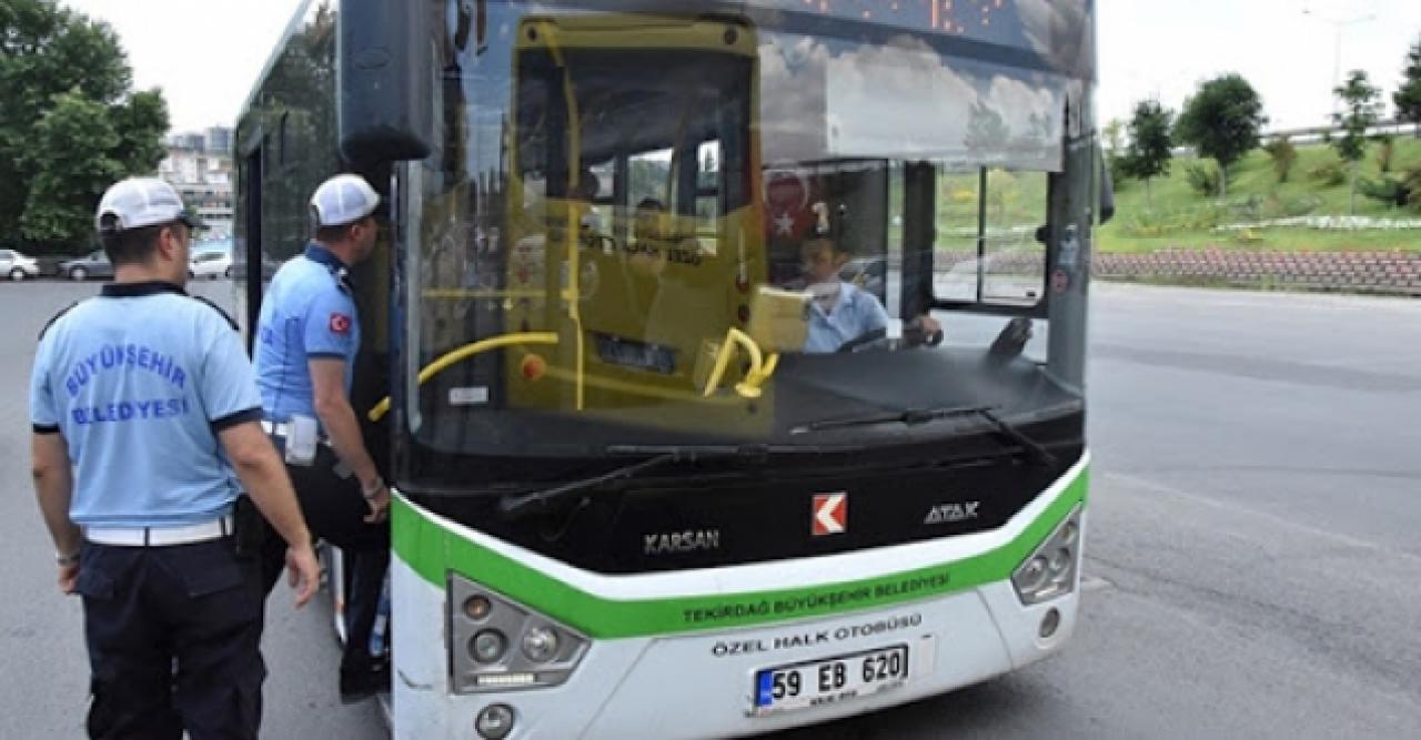 Tekirdağ'a toplu ulaşım yasaklandı