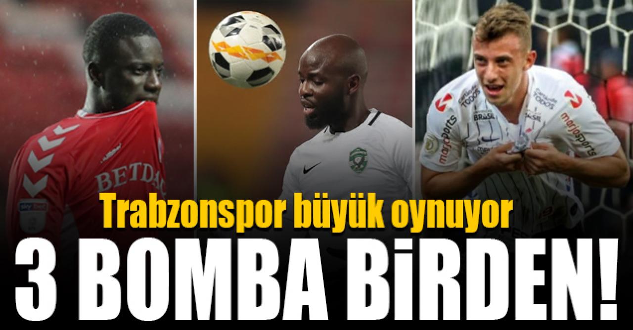 Trabzonspor'dan üç bomba transfer! Naby Sarr, Jody Lukoki ve Carlos Augusto