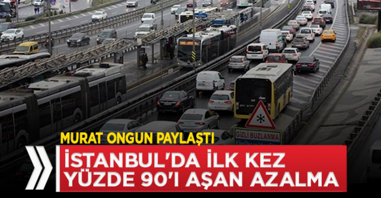 İstanbul'da toplu taşımada bir ilk! Yüzde 91 azalma